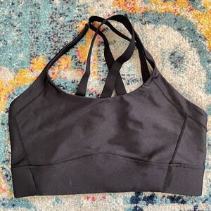 ALL ACCESS SPORTS BRA BLACK STRAPPY M